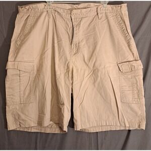 Vintage Bugle Boy Cargo Shorts Men's Size 42 Tan